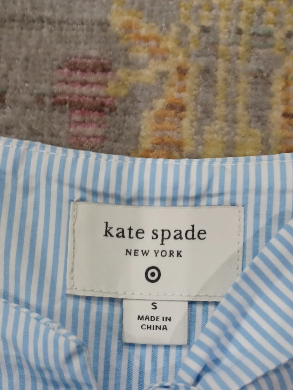 kate spade blue white